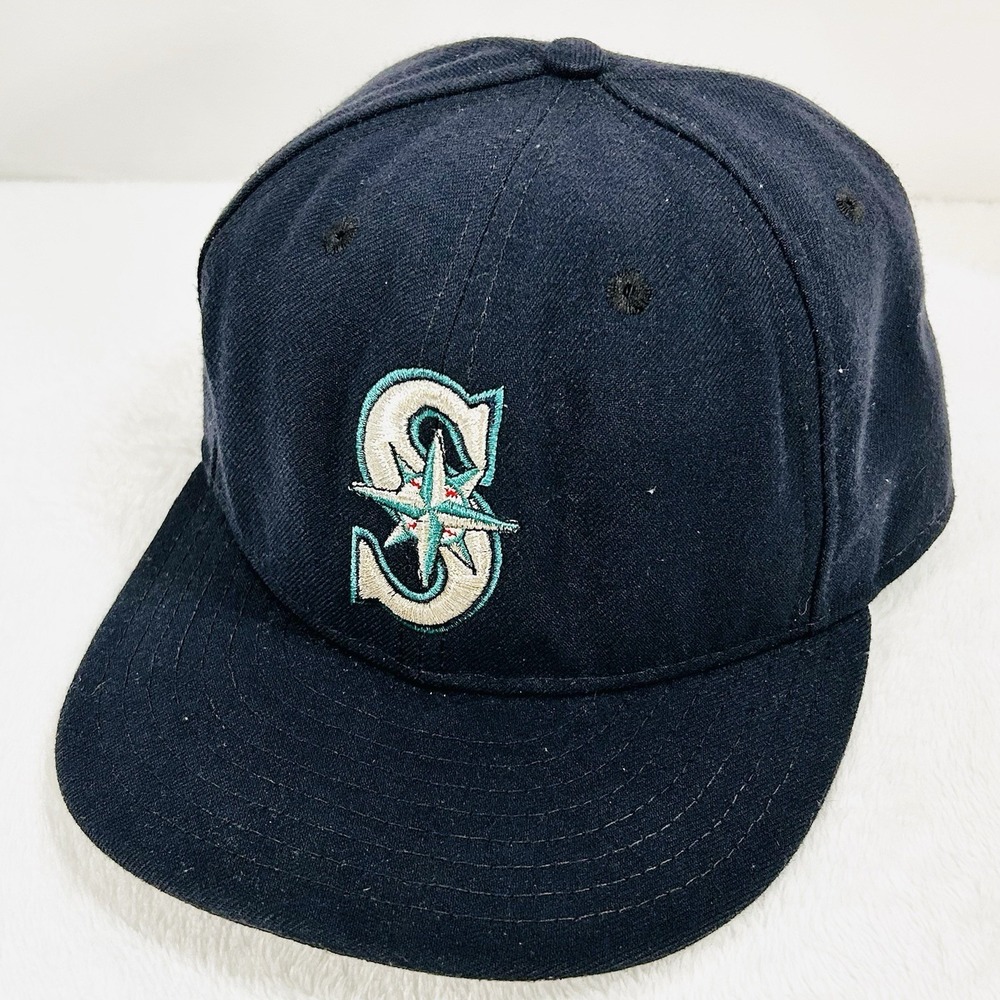 Seattle‎ Mariners New Era Team Logo 59FIFTY Fitted Hat Cap 7 1/4 MLB Baseball